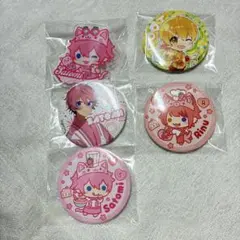 すとぷり　莉犬　さとみ　るぅと　缶バッチ　クリップ