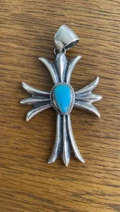 ナバホ　ターコイズ クロスペンダントヘッド