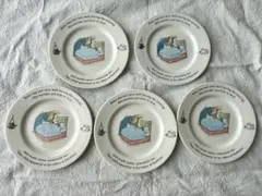 WEDGWOOD ピーターラビット プレート 5枚セットのサムネイル