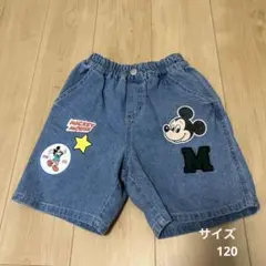 ミッキーマウス デニムショートパンツ