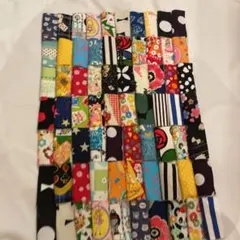 190 カットクロス　7cm×7cm パッチワーク　ハギレまとめ売り 70枚