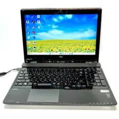 大容量1000GB❣️Windows11 NEC カメラ付 艶黒 ノートパソコン