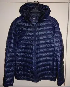 ユニクロ ウルトラライトダウン パーカー ジャケット L ネイビー