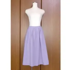 ロペピクニック ドライミックススカート UVケア 接触冷感 ラベンダー Mのサムネイル