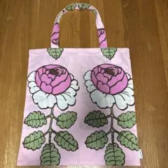 marimekkoマリメッコ　ヴィヒキルース　ピンク　トートバッグ