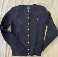 新品　Polo Ralph Lauren ネイビー カーディガン　160cm