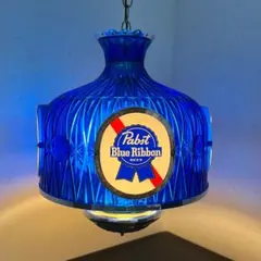 希少品！ Pabst Blue Ribbon パブスト ブルー リボン 壁掛け 希少 パブスト ブルーリボン 壁掛け ランプ ライト 照明 Pabst Blue