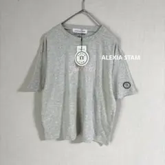 未使用 ALEXIA STAM 完売品 刺繍ロゴ Tシャツ 半袖 レディースのサムネイル