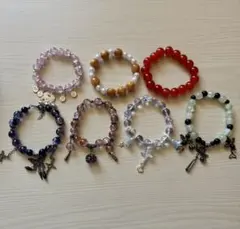 豪華 ！！ガラスブレスレット まとめ売り アクセサリー セット