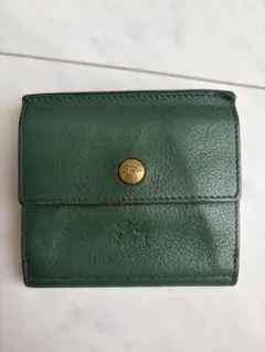 IL BISONTE 三つ折り財布 グリーン レザーのサムネイル
