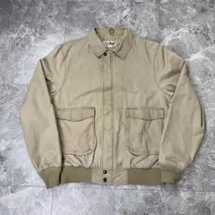 【激レア】80s LLBEAN A2タイプ コットン スウィングトップ ベージュ