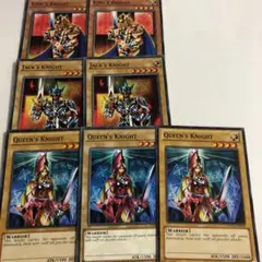 英語版SD含む　絵札の騎士　7枚セット
