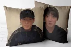 JUNGKOOK】クッションカバー 45cm 両面別柄 グクBTS CK - メルカリ