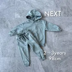 NEXT セットアップ 裏起毛 フーディー パンツ 2-3years 98cmのサムネイル