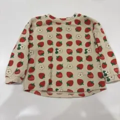 p.premier ピードットプルミエ　いちご　花　長袖　90