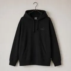 PUMA フード付き ブラックパーカー Lサイズ
