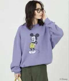 フリークスストア　ディズニー　スウェット　パープル　ミッキーマウス　ミッキー