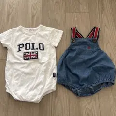 バースデー　POLOBaby ロンパースセット70cm