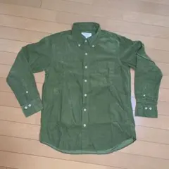 美品　コーデュロイ　ボタンダウン　シャツ　M