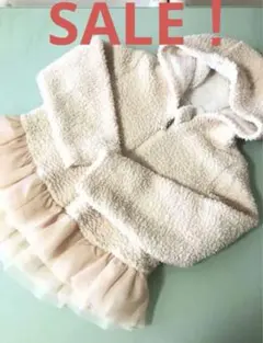 kids130㎝　 フード付ジップジャケット