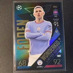 Phil Foden Topps カード Wonderkid