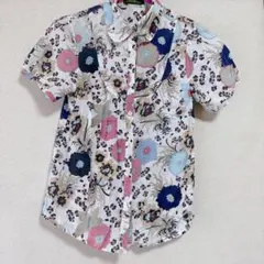 花柄 半袖 ブラウス　AFRICA TAROのサムネイル
