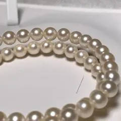アコヤパール 準花珠級のテリ巻き ネックレス 真珠 5.5〜6.0㎜ M838 