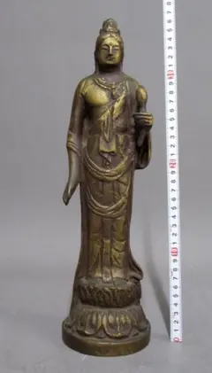 ♥値下げ！　銅製　観音像　在銘　観音様　ブロンズ像　仏像　骨董　古玩 楽天市場】【在庫限り】ブロンズ 観音像 仏像 青銅 仏具 銅像
