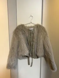 ファー クロップドジャケット