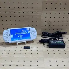 動作品 / 点検・整備済み psp3000 本体 パールホワイト（付属品あり）