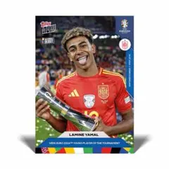 ラミン・ヤマル　UEFA EURO Topps now 最優秀若手選手受賞のサムネイル