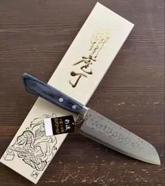 安来炭打 本刃付 槌目 三徳包丁 和包丁 伝統工芸品 - メルカリ