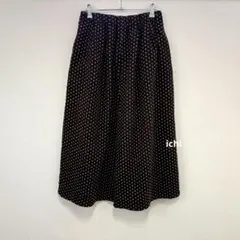 【美品】ichi イチ　ワイドパンツ ガウチョパンツ madu ウール　ブラウン