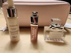 Dior有料ノベルティー 限定コフレ ミニチュアとDiorピンクポーチ