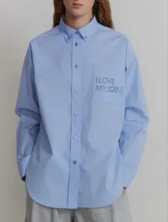 SORIN I LOVE MY JOB Print Oversize Shirt