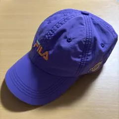 フィラ　FILA TEGTEG コラボ　キャップ　パープル　キッズ　帽子のサムネイル