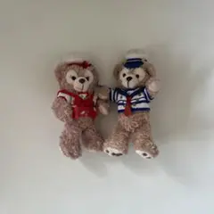 ディズニー キンホルダー ぬいぐるみ 人形 バッジ ダッフィー シェリーメイ