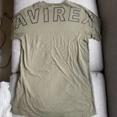 【美品】AVIREX★アビレックス　カットソーワンピース★カーキ　フリーサイズ