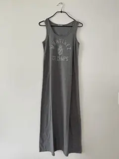 GU☆マキシワンピース ライトグレー