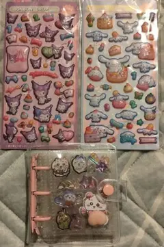 ふ*6様 【シール手帳完成品】シール交換スターターセット ボンボンドロップシール