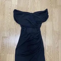 SHEIN ブラック オフショルダー パーティードレス Tall XS