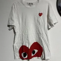 PLAY COMME des GARÇONS ハートプリント Tシャツ M
