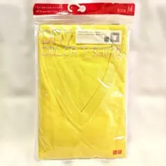 ユニクロ ドライカラーVネック Tシャツ イエロー Mサイズ