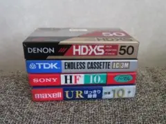 DENON50 HD・XSハイ・ポジデノンTDKSONYソニーMaxeLL4個