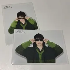 M!LK 吉田仁人 26歳 生誕 生写真 緑衣装 2枚セット 3