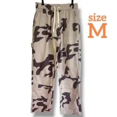 新品✝️ワイドパンツ 牛柄 ストリート シャカシャカ 韓国 WEGO SPINNS