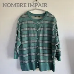 NOMBRE IMPAIR シアーボーダーカーディガン ☆のサムネイル