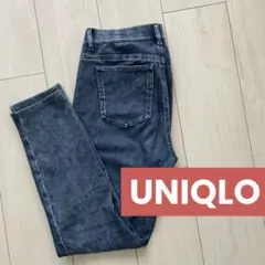 ユニクロ ウルトラストレッチデニムレギンスパンツ 低身長 ウエストゴム
