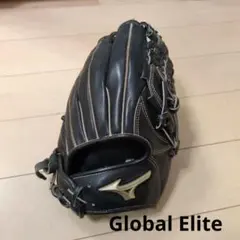 MIZUNO Global Elite 軟式用グローブ ネイビー 斎藤佑樹モデル - メルカリ