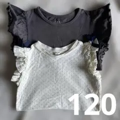 Tシャツ2枚セット　女の子120